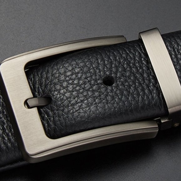 Men's belt cowhide belt men's all-match